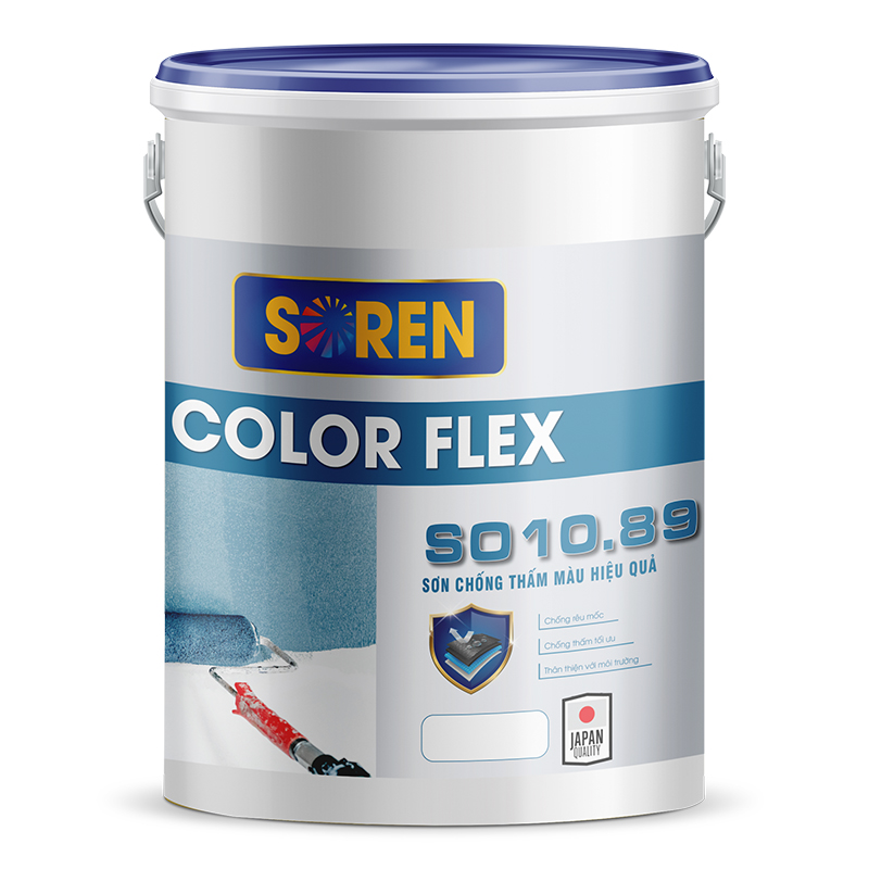 Sơn chống thấm màu hiệu quả COLOR FLEX SO10.89 5Kg