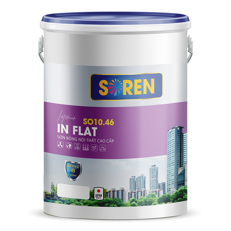 Sơn bóng nội thất cao cấp In Flat SO10.46 5Kg